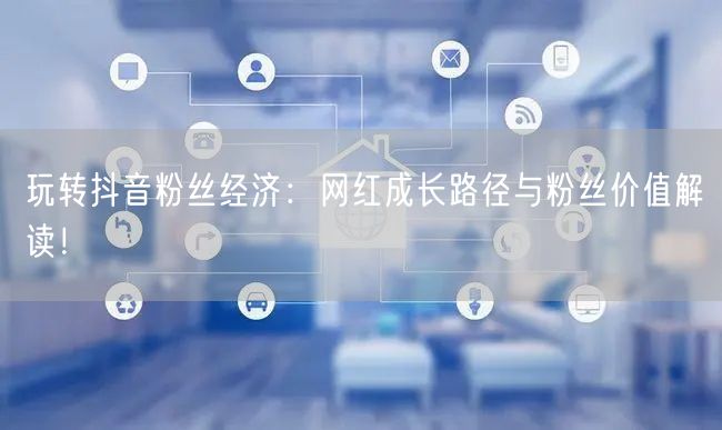 玩转抖音粉丝经济：网红成长路径与粉丝价值解读！