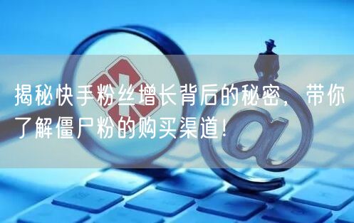 揭秘快手粉丝增长背后的秘密，带你了解僵尸粉的购买渠道！