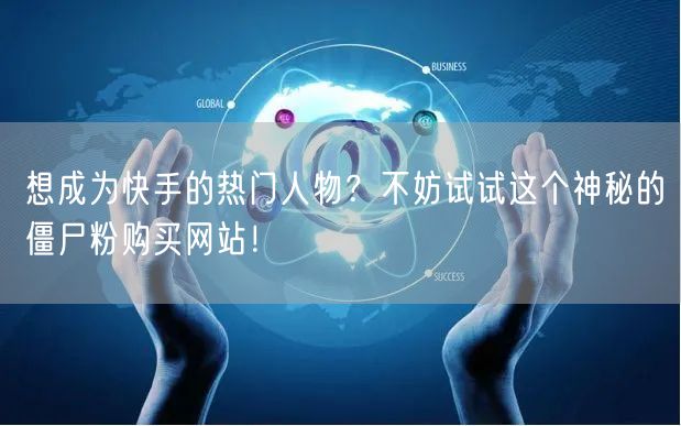 想成为快手的热门人物？不妨试试这个神秘的僵尸粉购买网站！