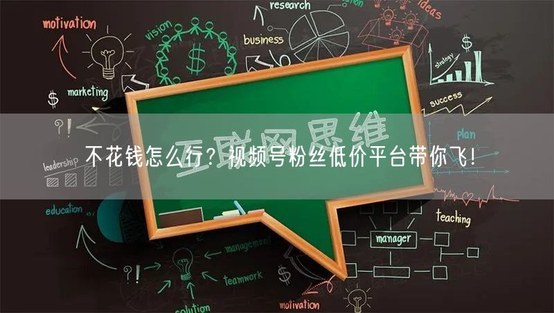 不花钱怎么行？视频号粉丝低价平台带你飞！