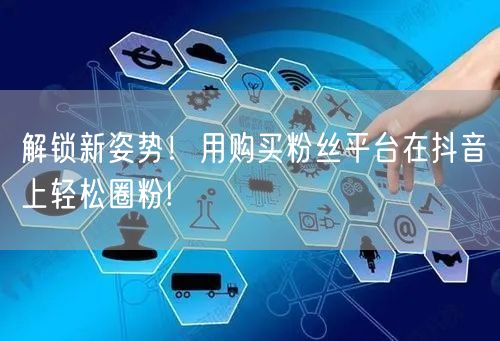 解锁新姿势!用购买粉丝平台在抖音上轻松圈粉!