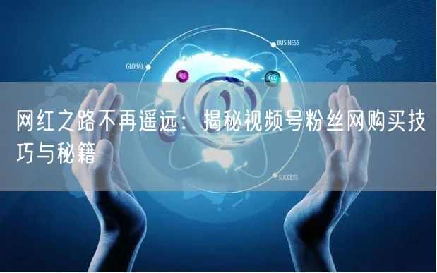 网红之路不再遥远:揭秘视频号粉丝网购买技巧与秘籍